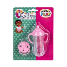Baby Doll Pacifier & Bottle Set